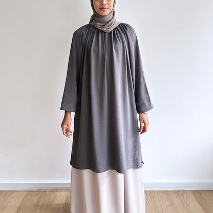 Mila basic raglan long tunic