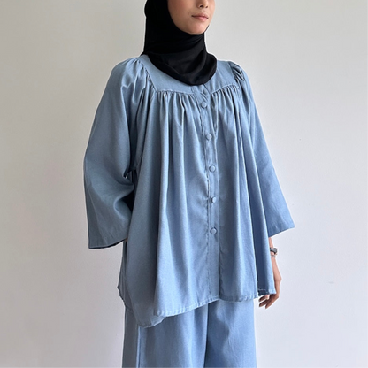 Gracie denim blouse