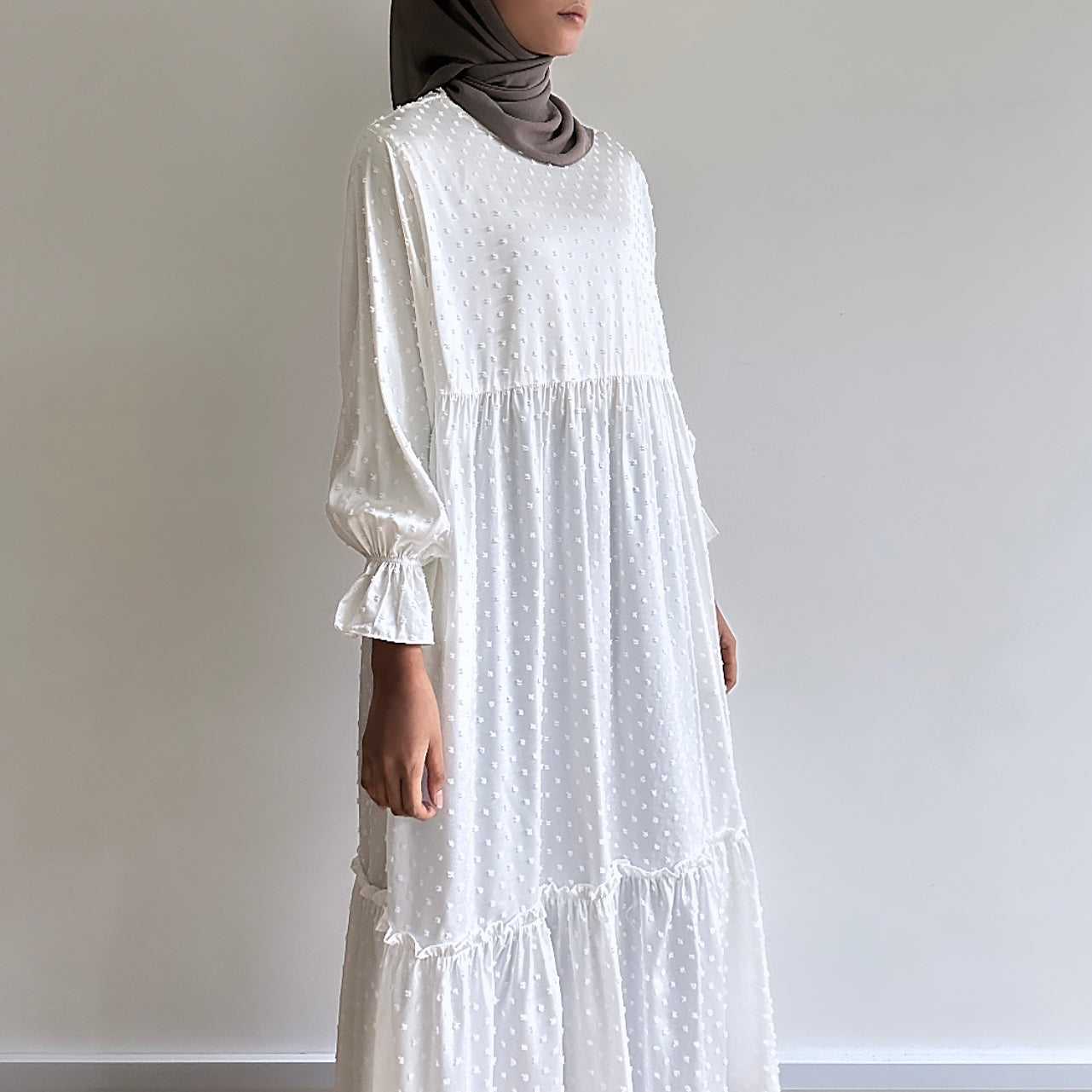 Sarah flowy silky dress