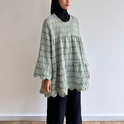Elie gingham tunic