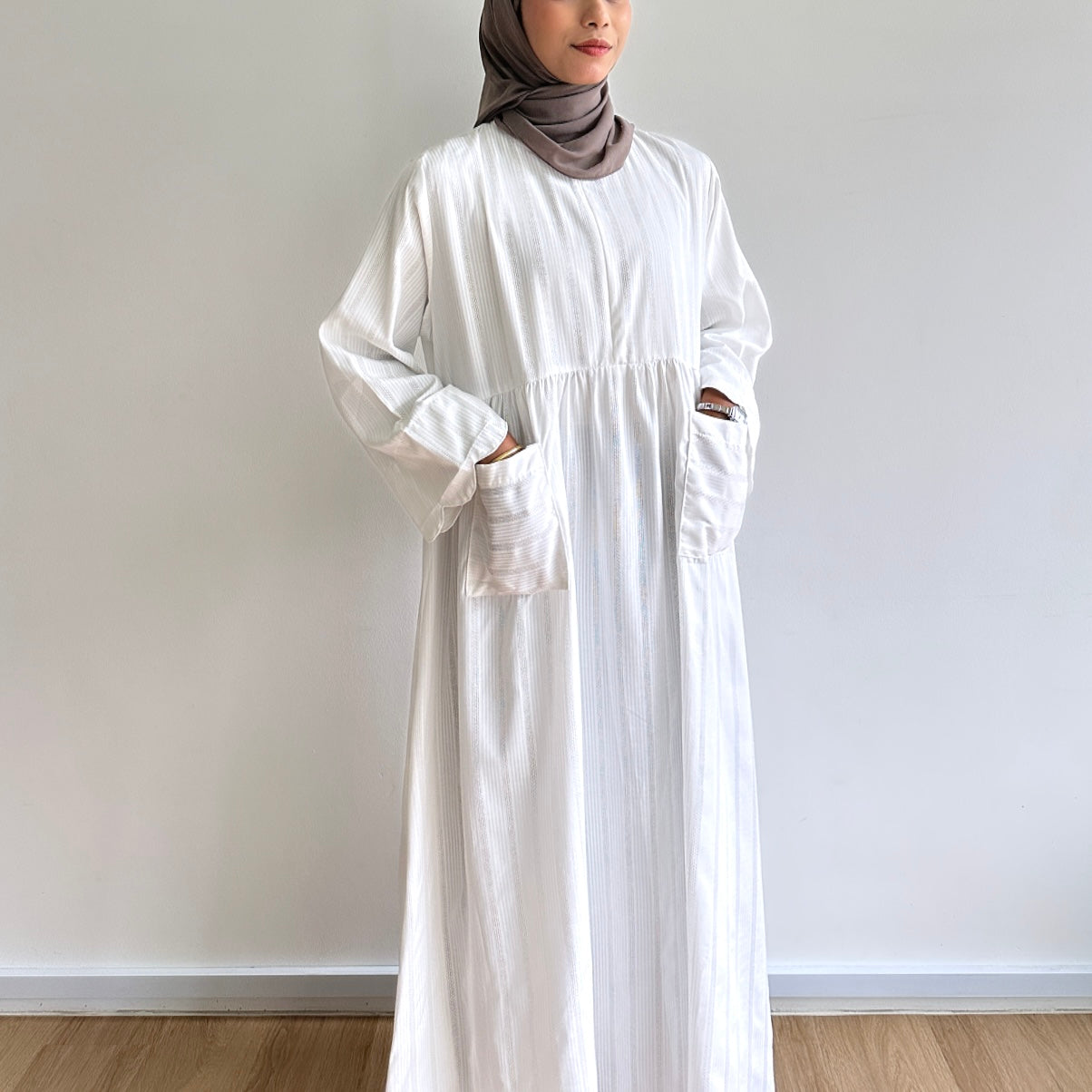 Gera stripe maxi dress