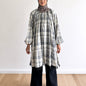 Mara Plaid Lace Hem Tunic