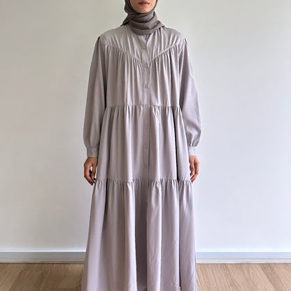 Stella tiered maxi dress