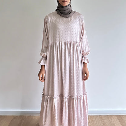 Sarah flowy silky dress