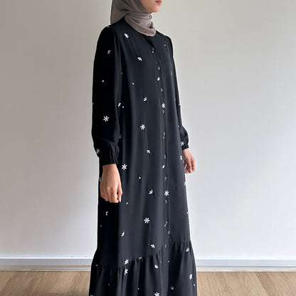 Maia floral embroidered dress