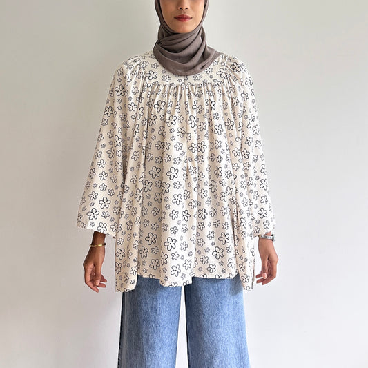 Anna floral blouse