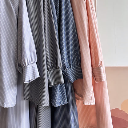 Clara stripe skirt set