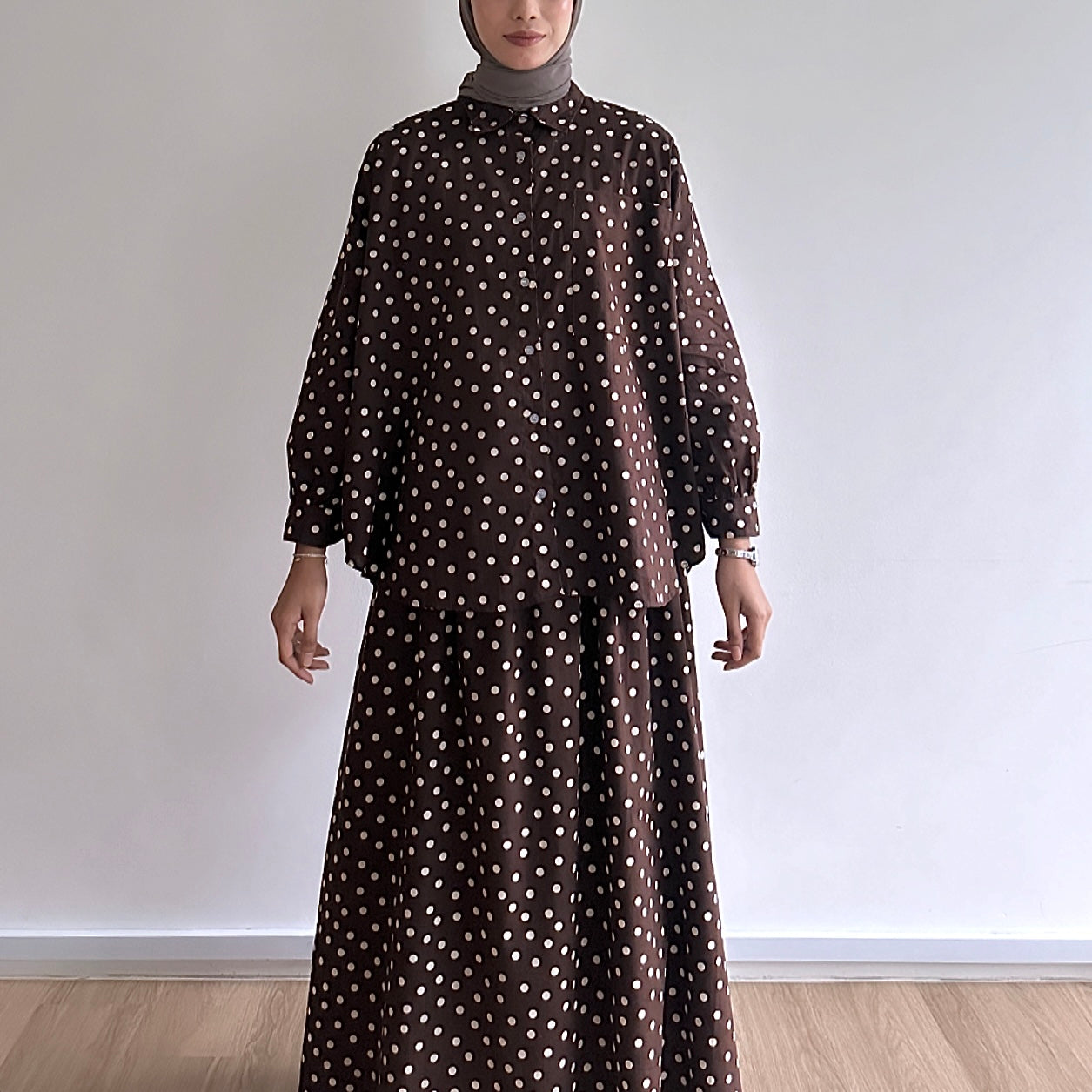 Matilda Polka Dot Skirt Set