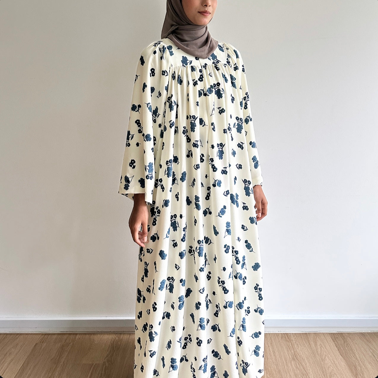 Leora floral maxi dress