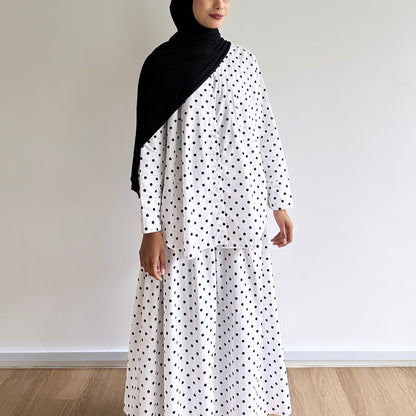 Matilda polka dot skirt set