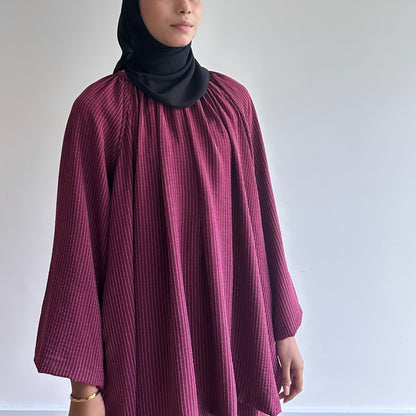 Naia stripe skirt set