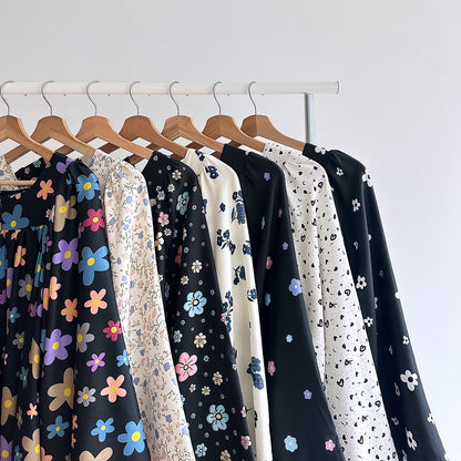 Leora floral maxi dress