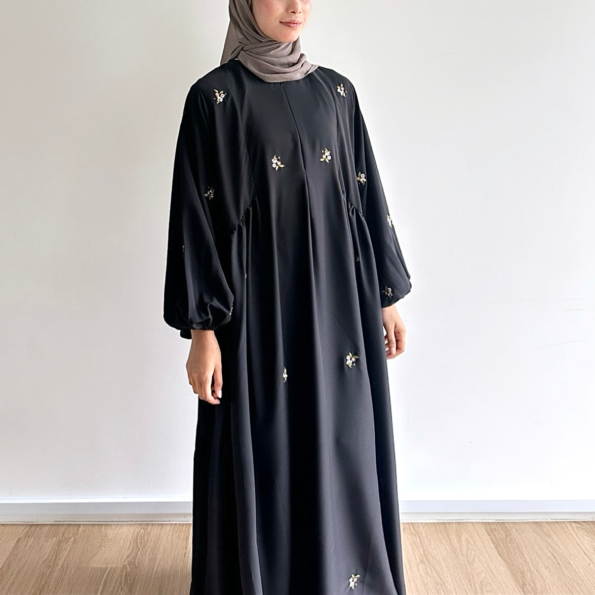 Camellia Side Gathered Dress