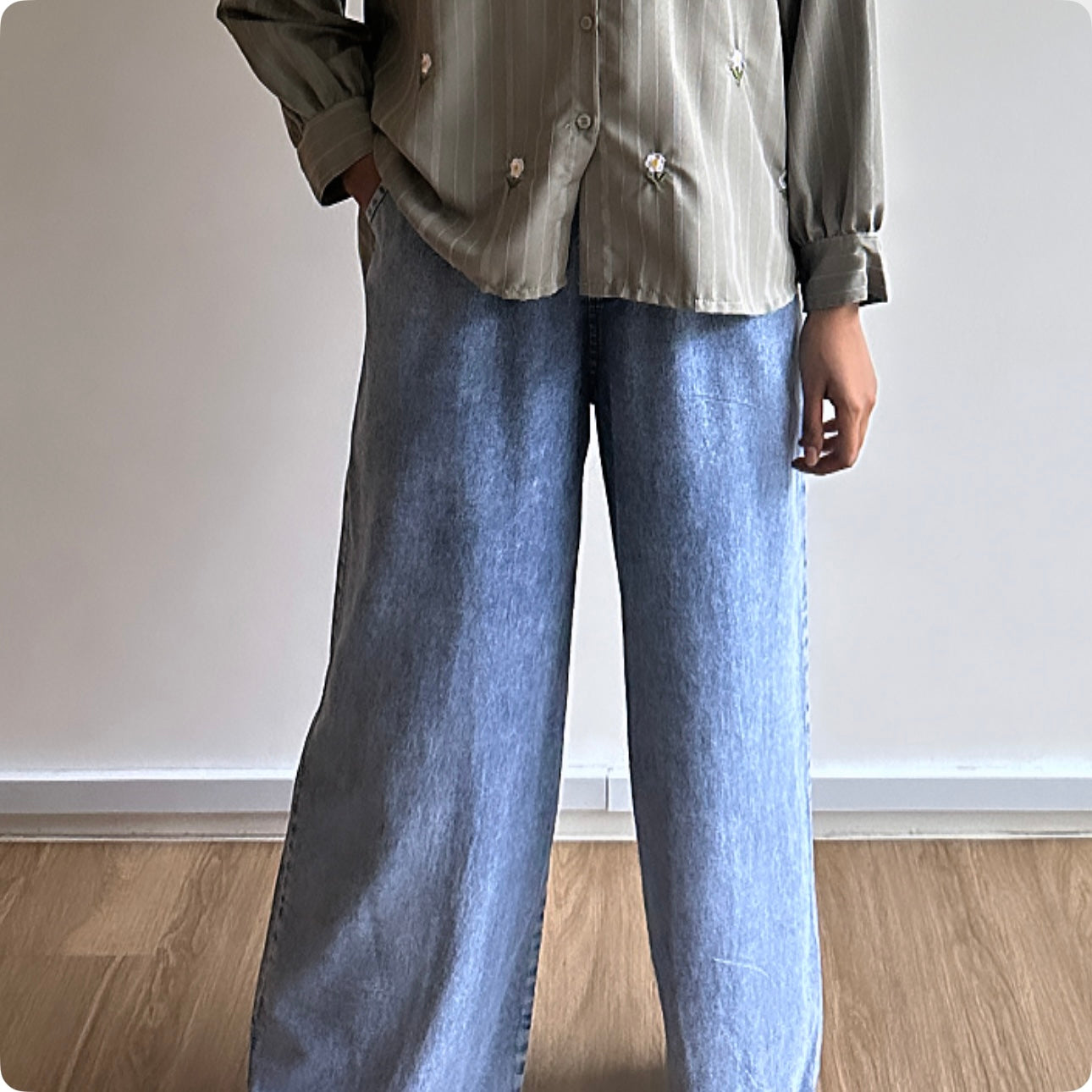 Bree denim culotte