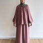 Nika puffy sleeve skirt set