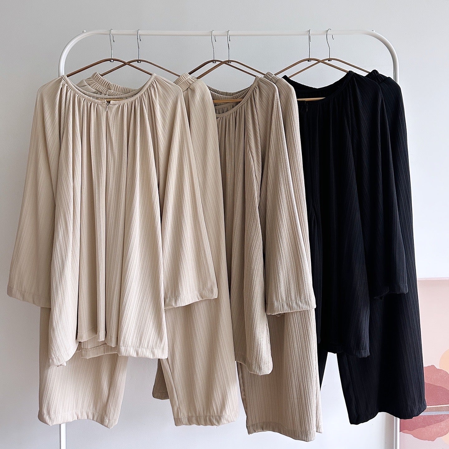 Haven ribbed raglan co-ord