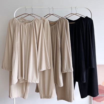 Haven ribbed raglan co-ord