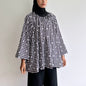 Rika raglan printed blouse