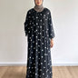 Haya Lace Trim Polka Dot Dress