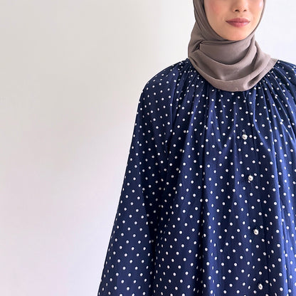 Mara Plaid Lace Polka Dot Blouse