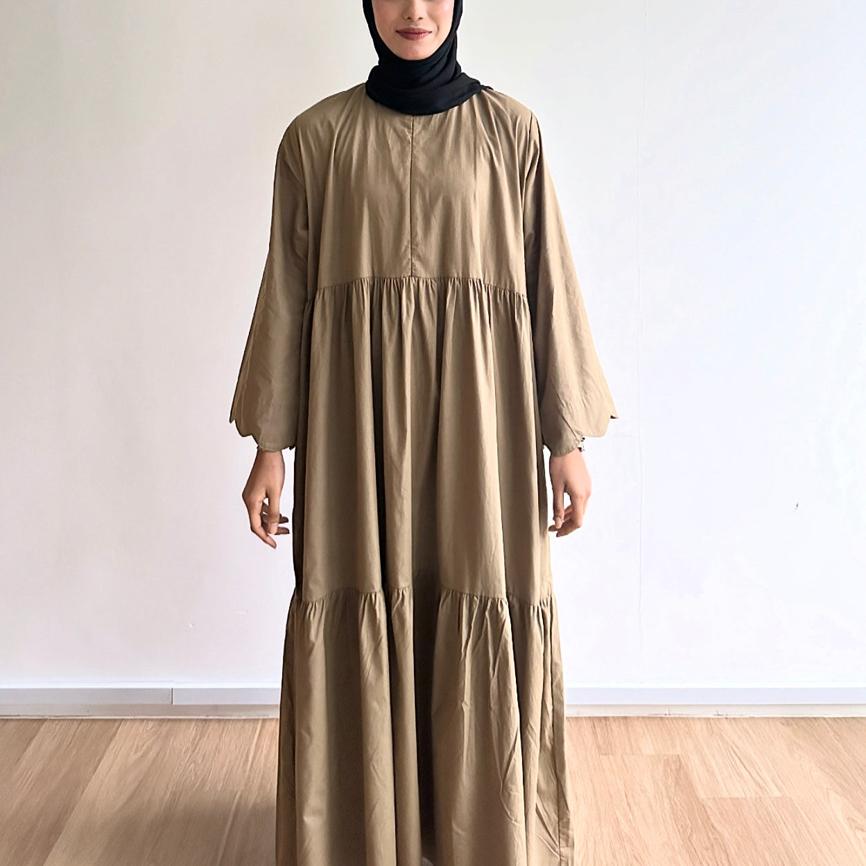 Aurelia Gathered Maxi Dress