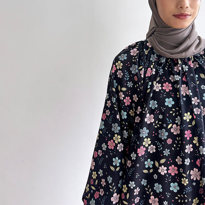 Liora scallop floral blouse