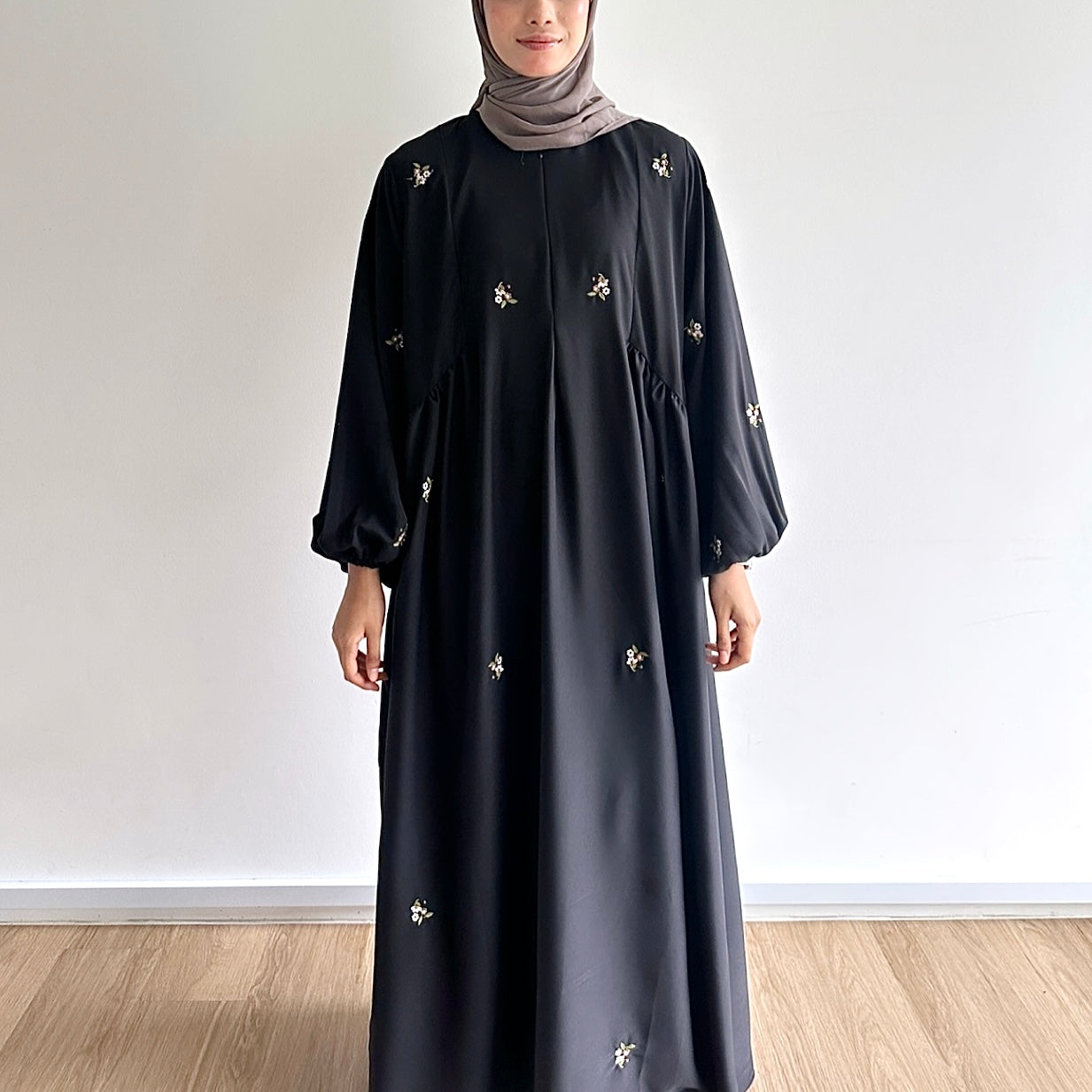 Camellia Side Gathered Dress
