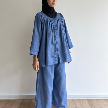 Gracie denim blouse
