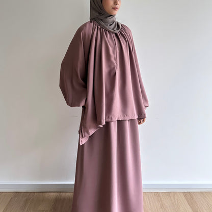 Nika puffy sleeve skirt set