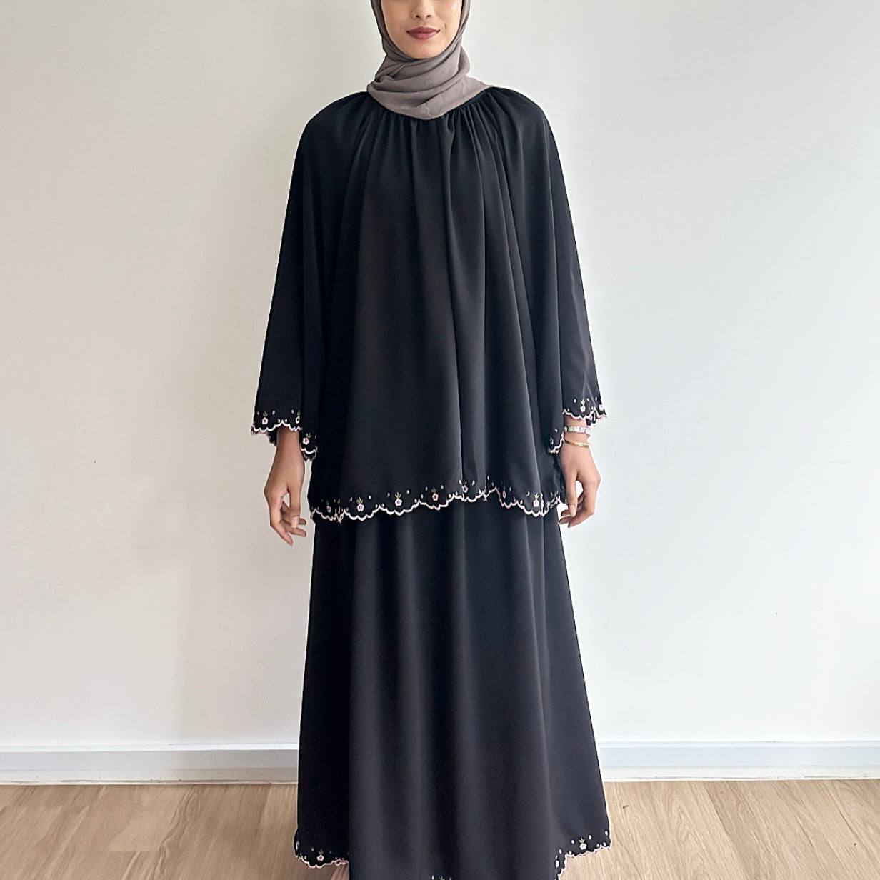 Naya raglan skirt set