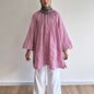 Gina gingham raglan tunic