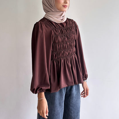 Evelyn Smocked Blouse