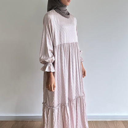 Sarah flowy silky dress