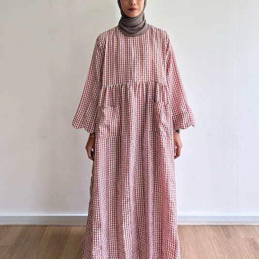 Maple gingham dress