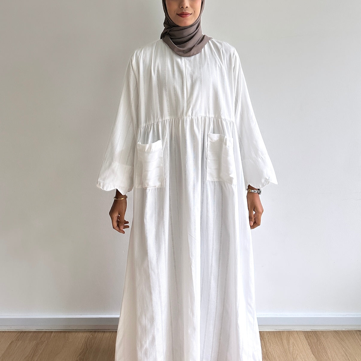 Gera stripe maxi dress