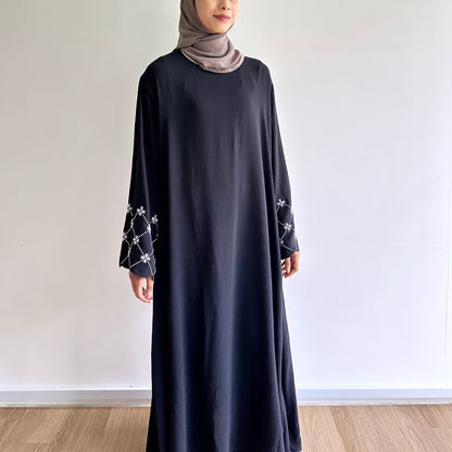 Yuna floral abaya