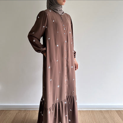 Maia floral embroidered dress