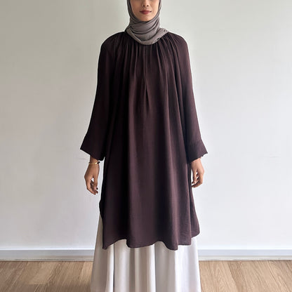 Mila basic raglan long tunic