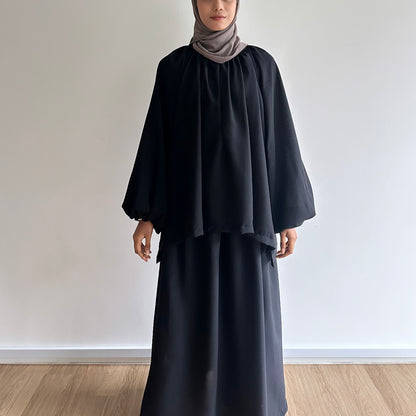 Nika puffy sleeve skirt set