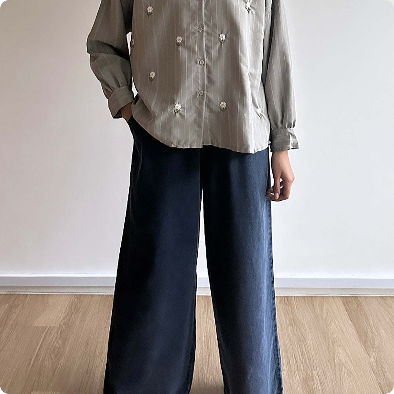 Bree denim culotte