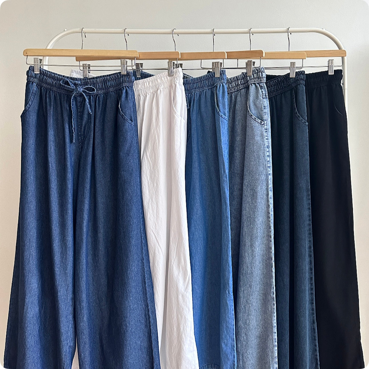 Bree denim culotte
