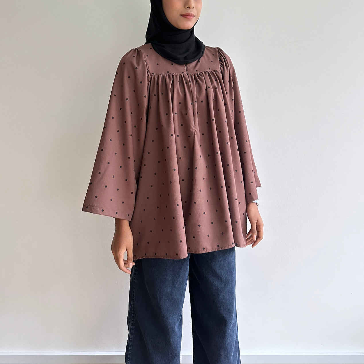 Netta polka dot blouse