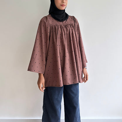 Netta polka dot blouse