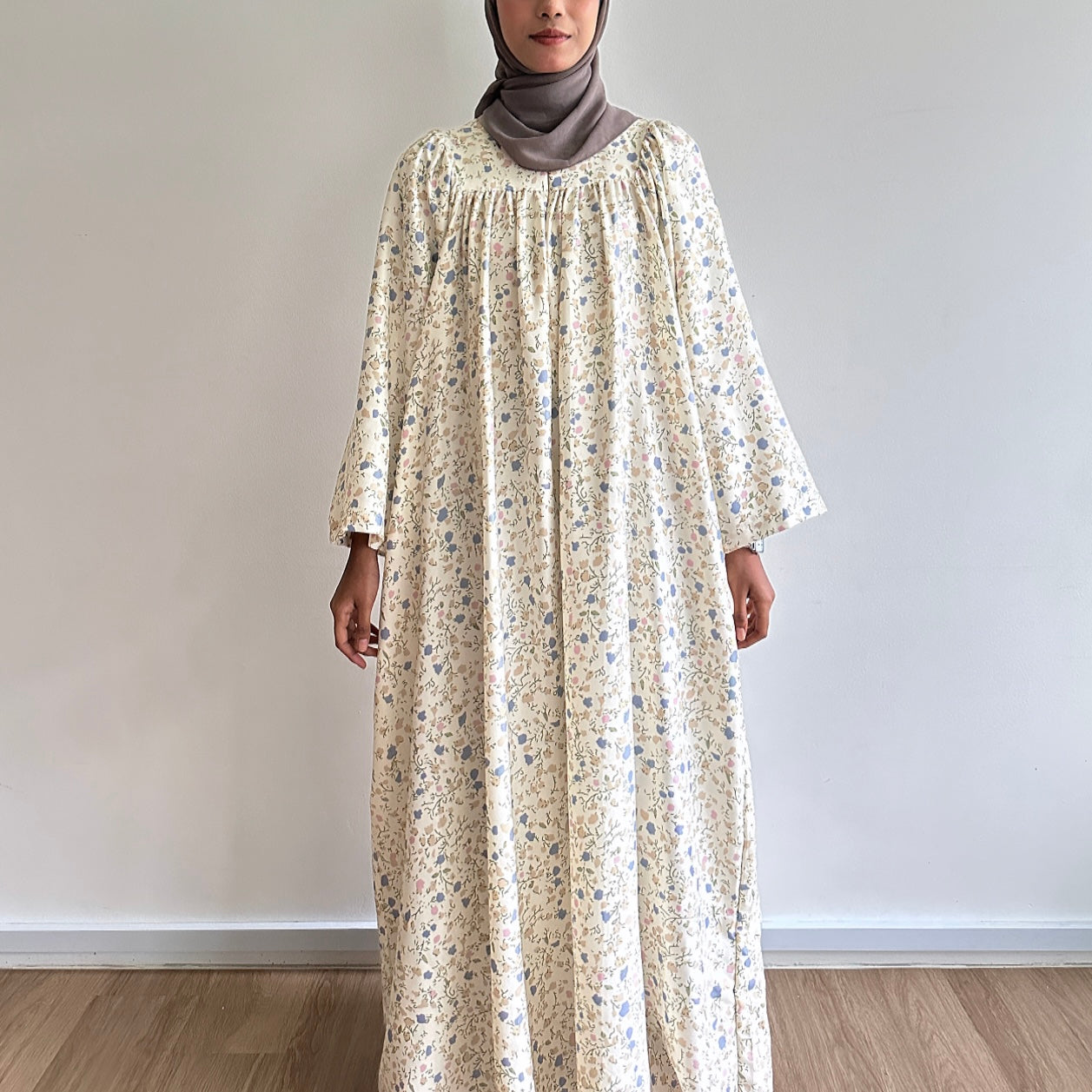 Leora floral maxi dress