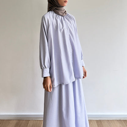 Clara stripe skirt set