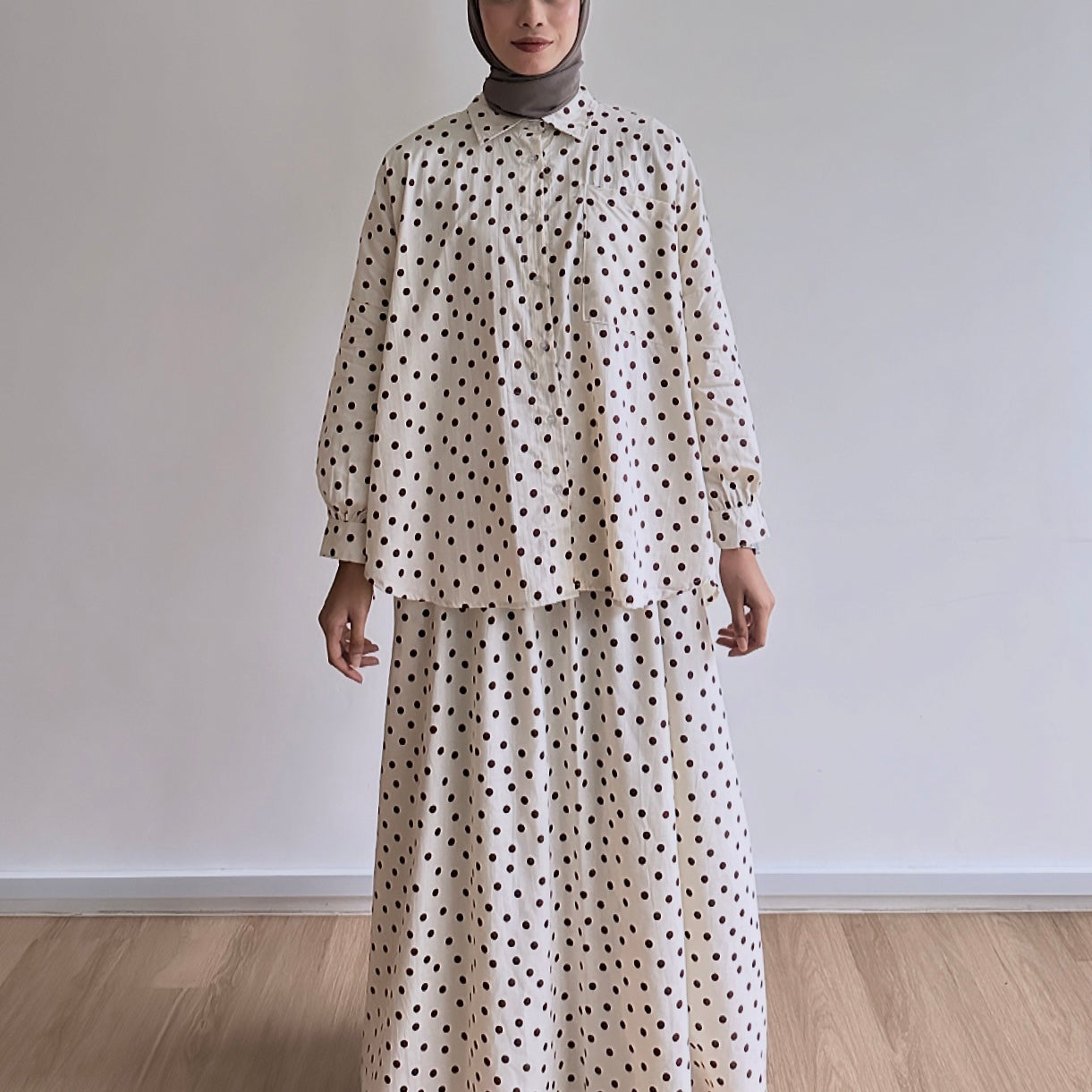 Matilda Polka Dot Skirt Set