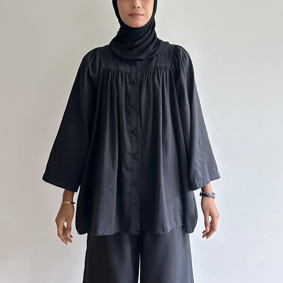 Gracie denim blouse