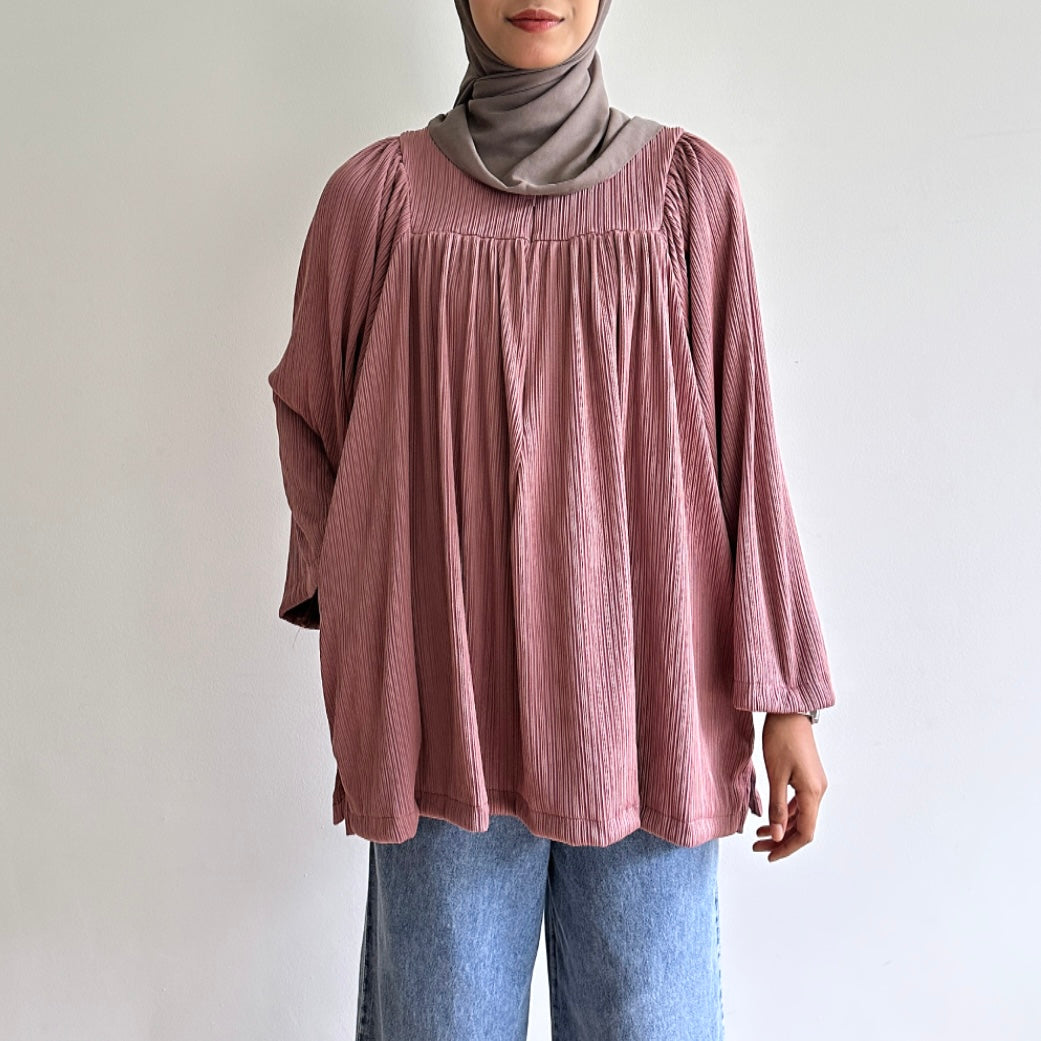 Bella ribbed blouse