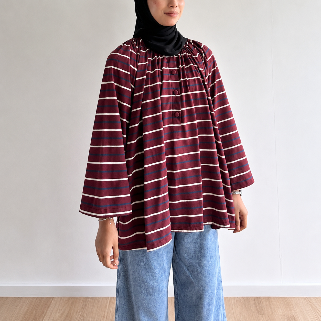Leona Striped Blouse