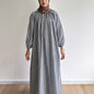 Gina gingham maxi dress